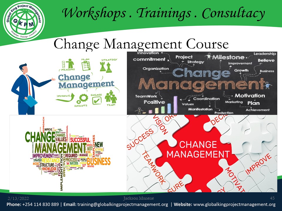Change Management Course, Nairobi, Nairobi County,Nairobi,Kenya