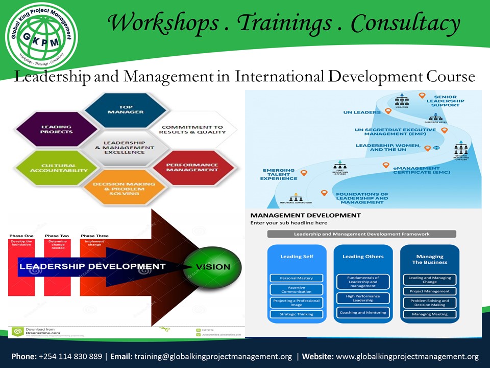 Leadership and Management in International Development Course, Nairobi, Nairobi County,Nairobi,Kenya