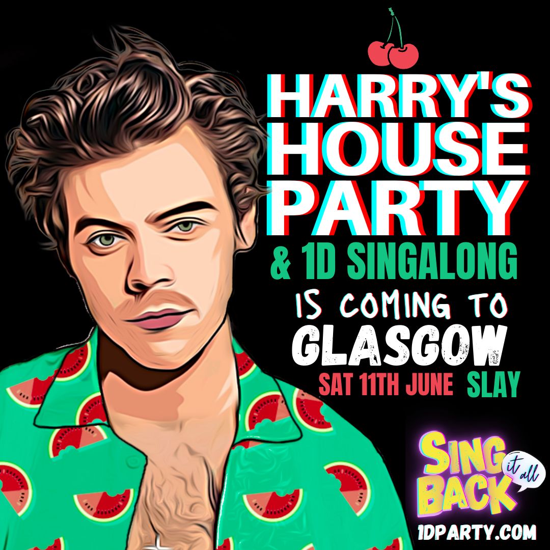 Harry Styles After-Show Party Glasgow - Harry's House Party and 1D Singalong, Glasgow City, Scotland, United Kingdom