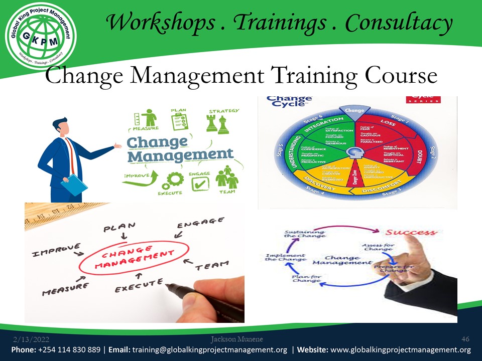 Change Management Training Course, Nairobi, Nairobi County,Nairobi,Kenya