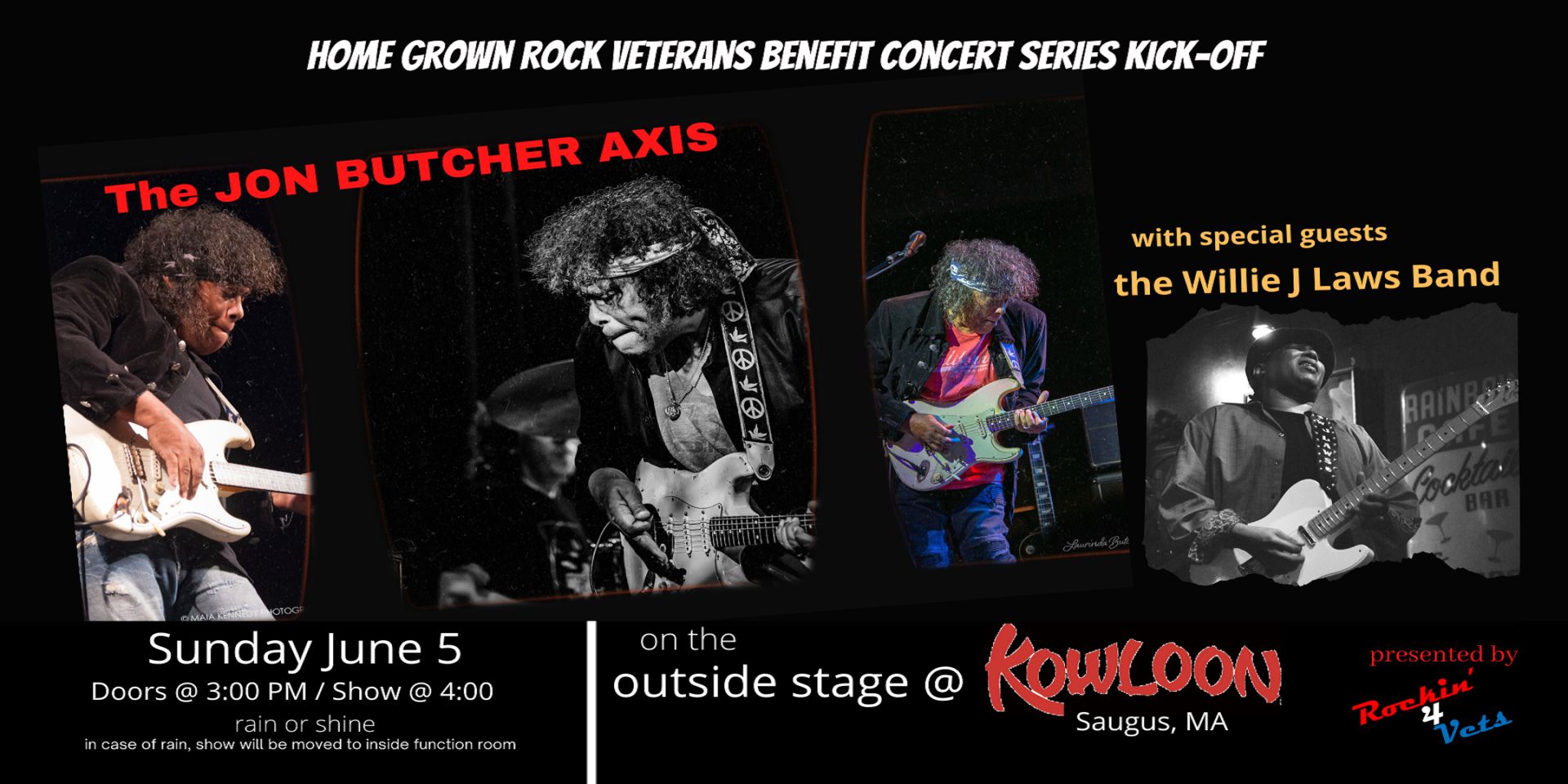 The JON BUTCHER AXIS live w/the Willie J. Laws Band, Saugus, Massachusetts, United States