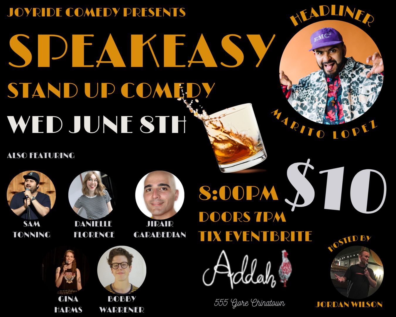 Speakeasy Stand-Up Comedy, Vancouver, British Columbia, Canada