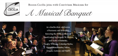 A Musical Banquet - a double-choir concert in Harvard Square by Boston Cecilia and Convivium Musicum