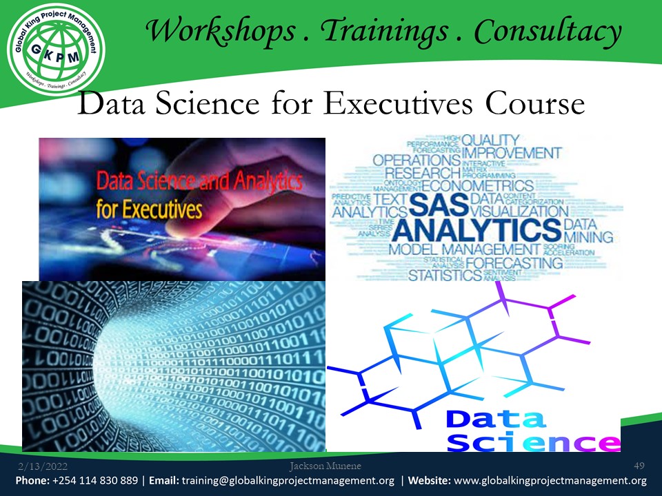 Data Science for Executives Course, Nairobi, Nairobi County,Nairobi,Kenya