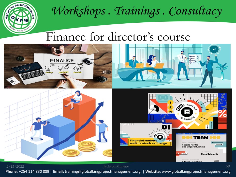 Finance for director’s course, Nairobi, Nairobi County,Nairobi,Kenya