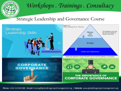 Strategic Leadership and Governance Course