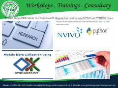 Research Design,ODK Mobile Data Collection,GIS Mapping,Data Analysis using NVIVO and PYTHON Course