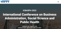 ICBASP Riyadh - International Conference on Business Administration, Social Science and Public Health, 07 August 2022