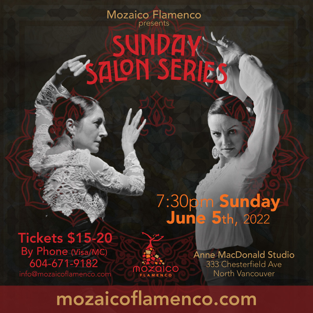 Mozaico Flamenco Sunday Salon Series, North Vancouver, British Columbia, Canada