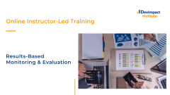 Training on Results-Based Monitoring and Evaluation