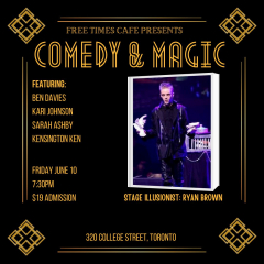 Comedy and Magic Showcase - Featuring Ryan Brown