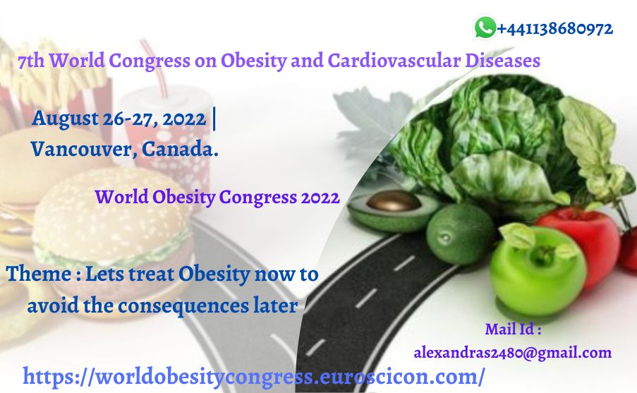 7th World Congress on Obesity and Cardiovascular Diseases, Canmore, Alberta, Canada