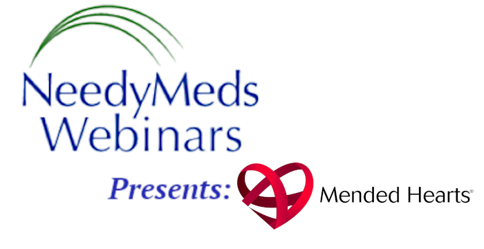 NeedyMeds Presents: Becoming an Empowered Patient with MendingHearts, Online Event
