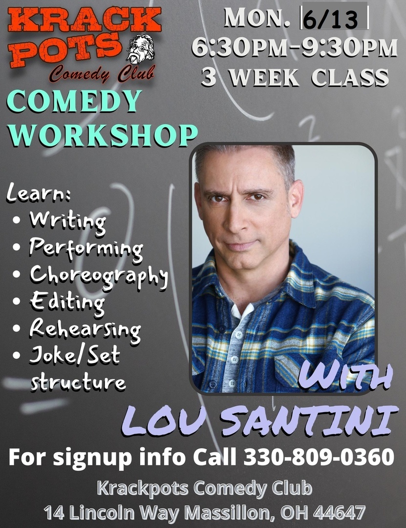 Comedy Workshop with Lou Santini, Massillon, Ohio, United States