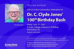 Dr. C. Clyde Jones 100th Birthday Community Celebration