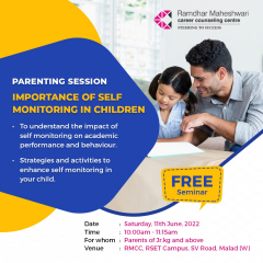 Parenting Session - Imporatnce of Self Monitoring in Children