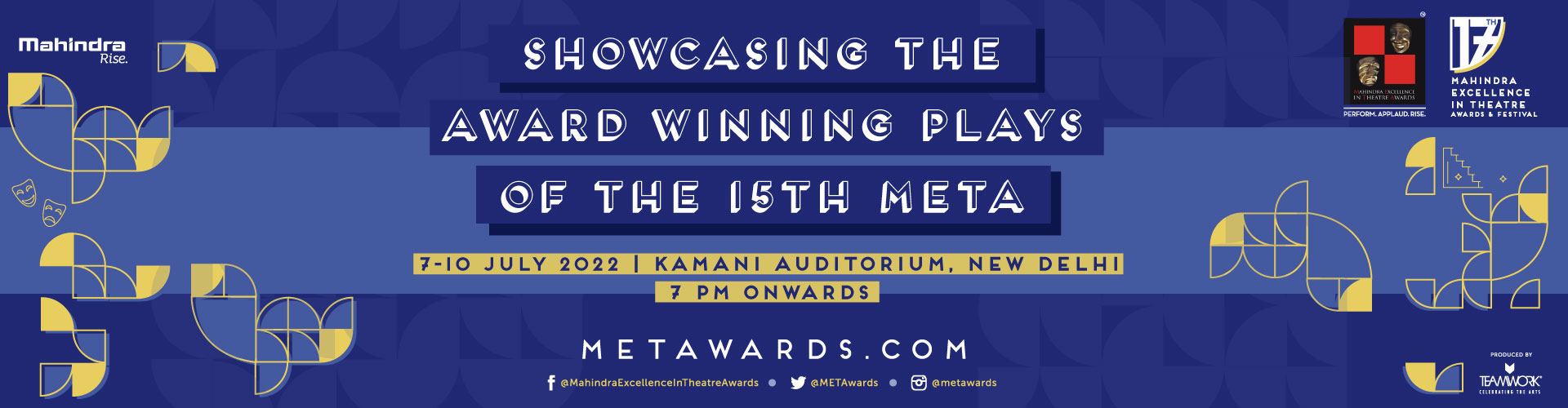 MAHINDRA EXCELLENCE IN THEATRE AWARDS 2022, New Delhi, Delhi, India