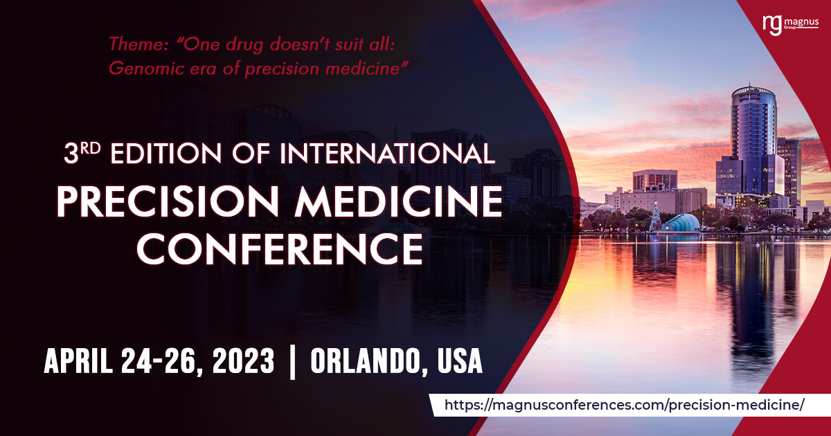 3rd Edition of International Precision Medicine Conference, Online Event