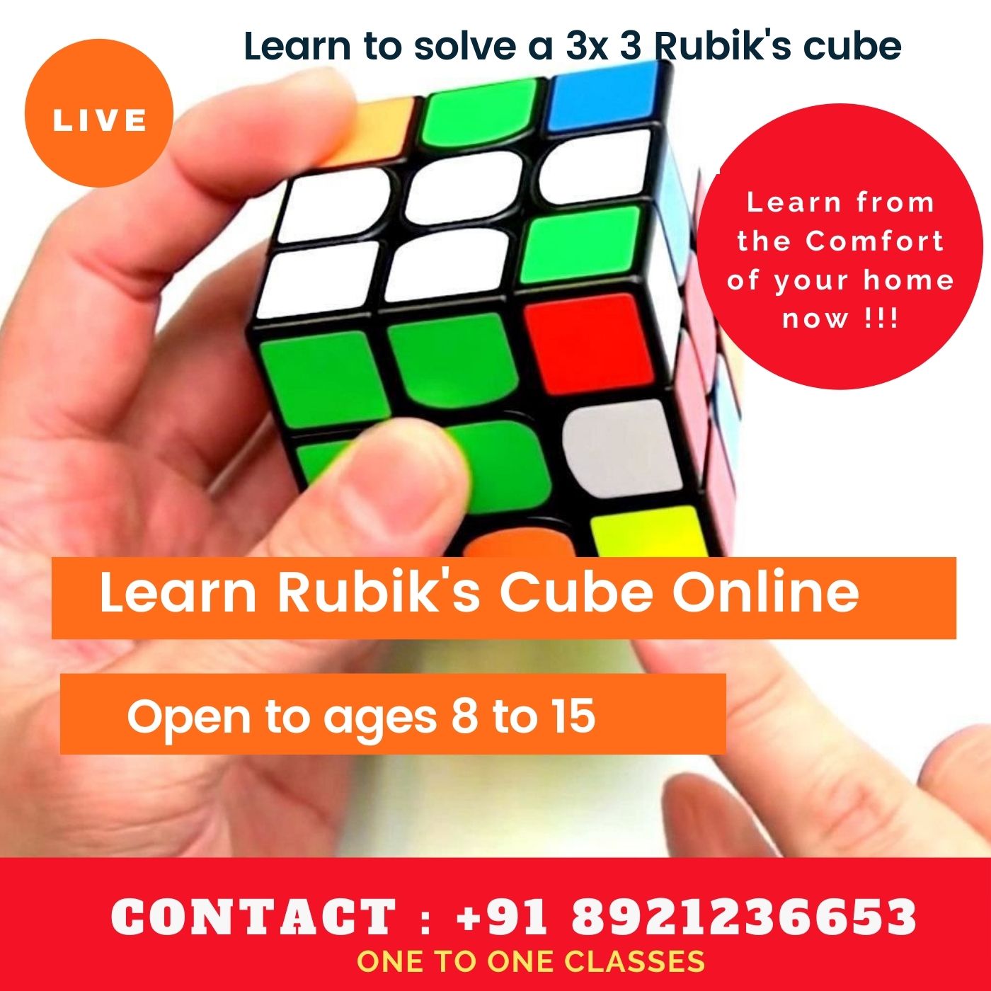 ONLINE RUBIK'S CUBE WORKSHOP FOR BEGINNERS, Online Event