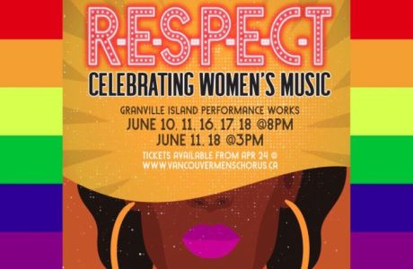 Vancouver Men's Chorus: "RESPECT: Celebrating Women's Music" concerts on Granville Island!, Vancouver, British Columbia, Canada