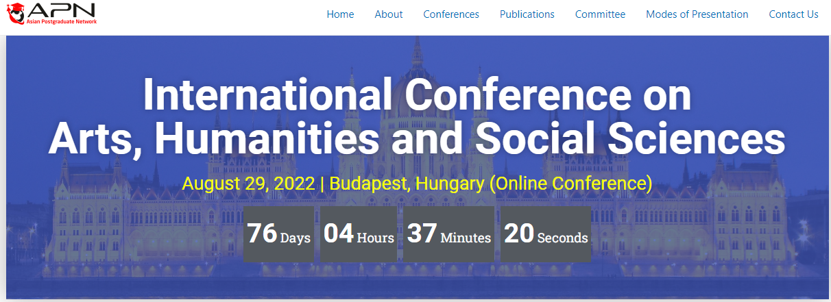 SCOPUS International Conference on Arts, Humanities and Social Sciences (ICAHS), Online Event