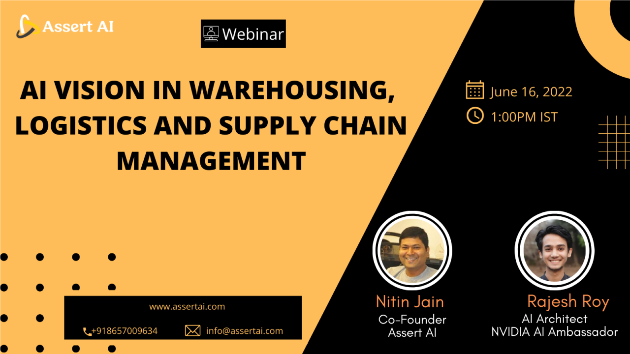 'AI Vision in Warehousing, Logistics & Supply Chain Management', Online Event