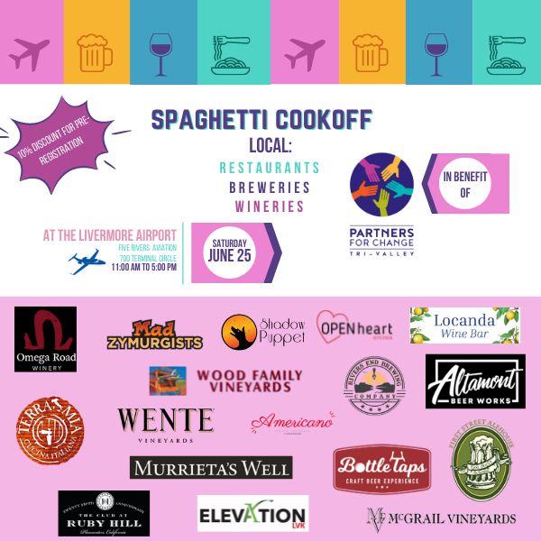 Partners for Change Tri-Valley "Spaghetti Cookoff" Fundraiser, Livermore, California, United States