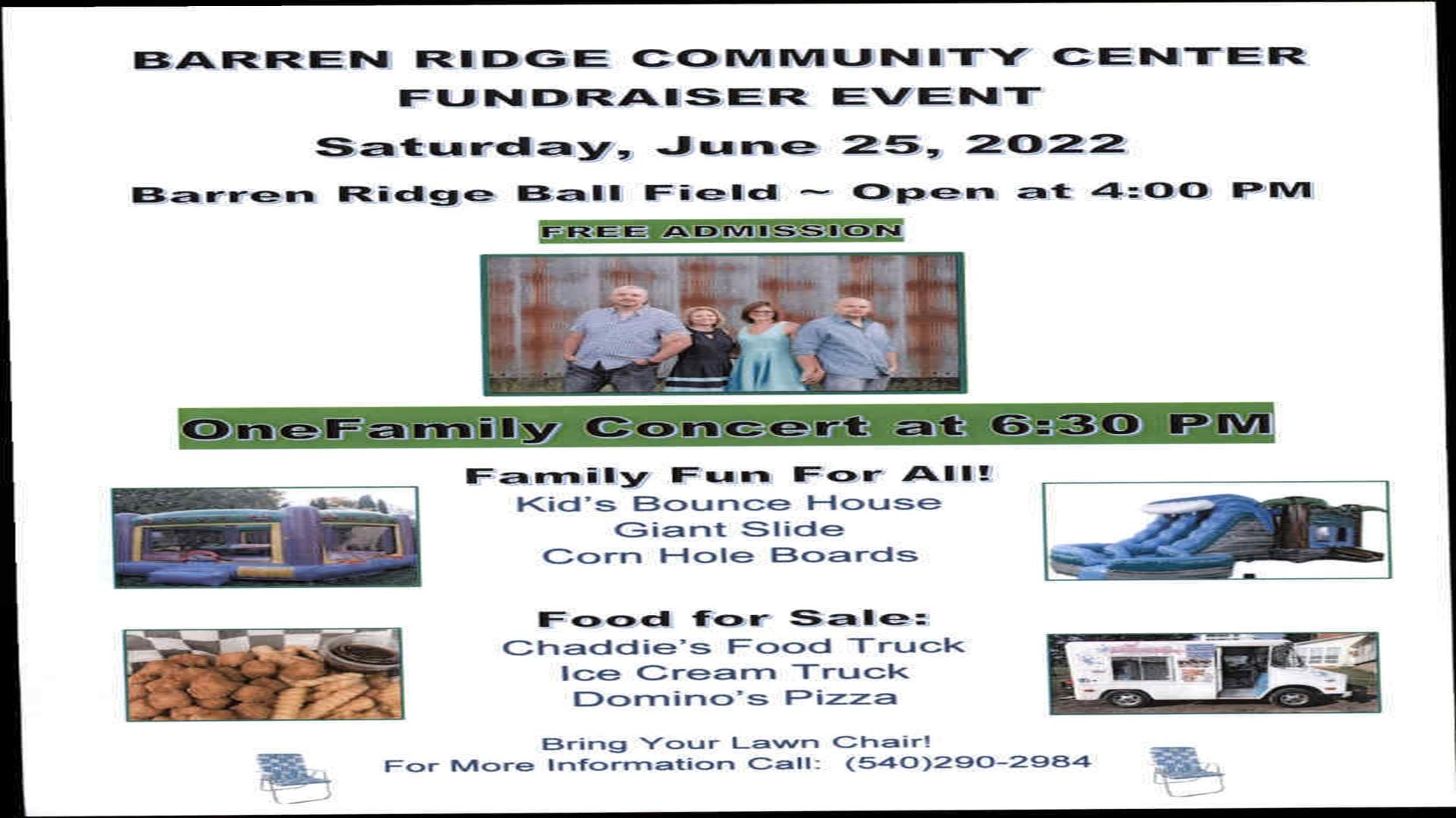 Barren Ridge Annex Community Fundraiser Concert Event ~ FREE ADMISSION ~ Donations Accepted, Staunton, Virginia, United States