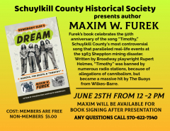 Presentation and Book signing of the book "Dream" by author Maxim W. Furek.