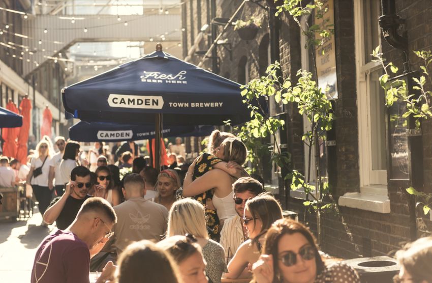 Dray Walk - Free alfresco party spot opens, Greater London, England, United Kingdom