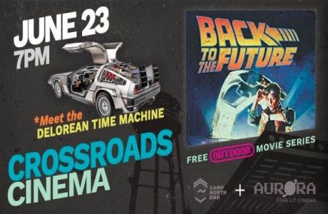 Crossroads Cinema (free outdoor movie series): Back to the Future, Charlotte, North Carolina, United States