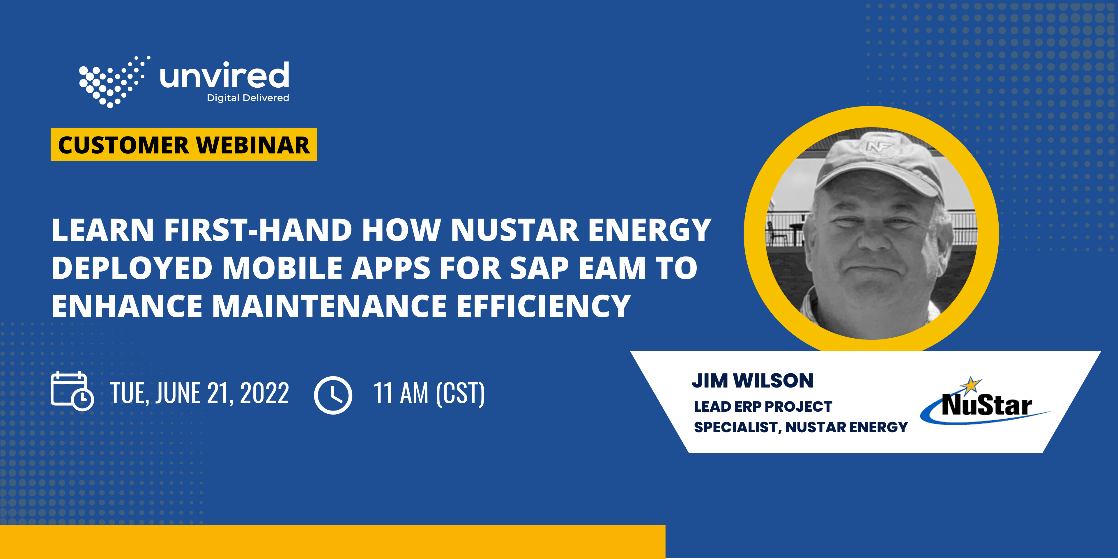 Learn First-Hand How NuStar Energy Deployed Mobile Apps For SAP EAM To Enhance Maintenance Efficiency, Online Event
