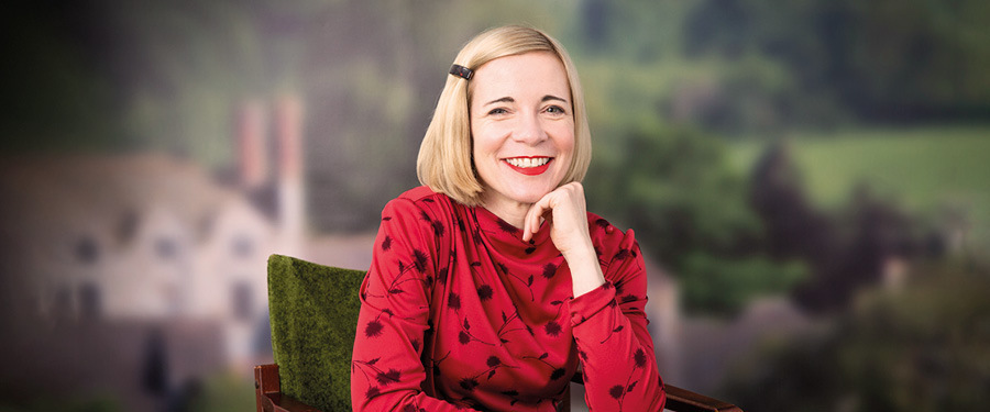 An Evening with Lucy Worsley on Agatha Christie, Southend-on-Sea, England, United Kingdom