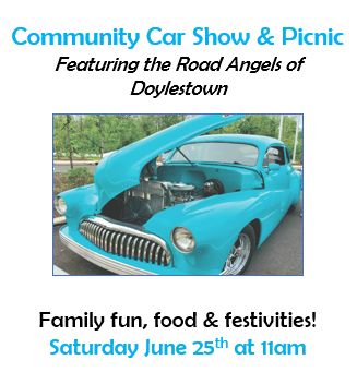 FREE Community Car Show and Picnic - Event Date Saturday, June 25th; Rain Date Sunday, June 26th, Lansdale, Pennsylvania, United States