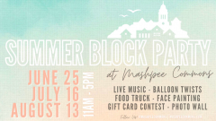 Summer Block Party at Mashpee Commons on June 25