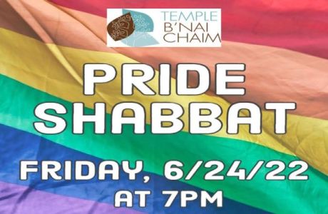 Pride Shabbat at Temple B'nai Chaim, Wilton, Connecticut, United States