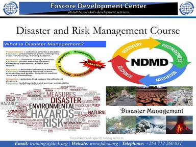 Disaster and Risk Management Course, Nairobi, Nairobi County,Nairobi,Kenya