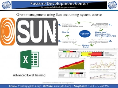 Grant Management using Sun Accounting System Course, Naivasha, Nakuru County,Nakuru,Kenya