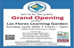 You're Invited! Las Flores Learning Garden Grand Opening (UC Master Gardeners)