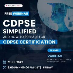 FREE Masterclass : CDPSE Simplified and How to Prepare for CDPSE Certification