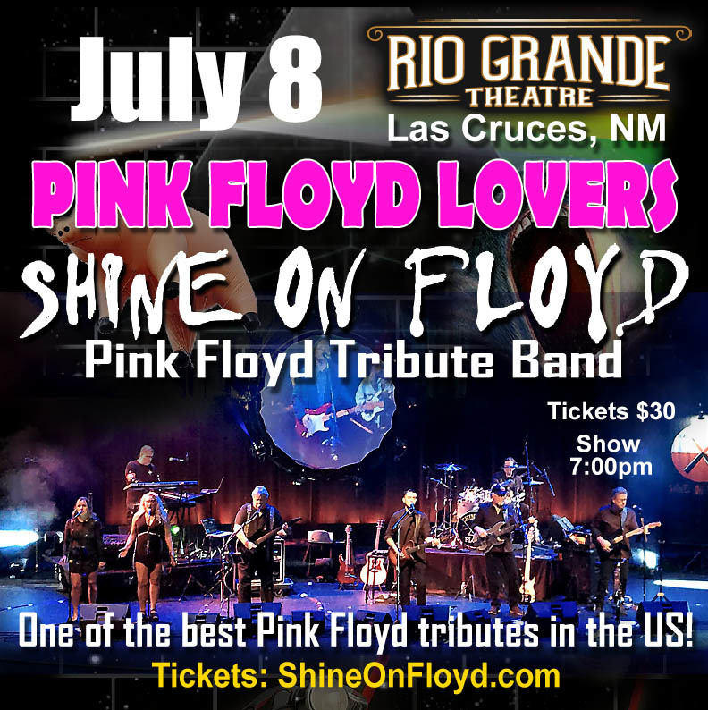 Shine On Floyd - Pink Floyd tribute band concert at Rio Grande Theatre in Las Cruces NM on July 8, Las Cruces, New Mexico, United States