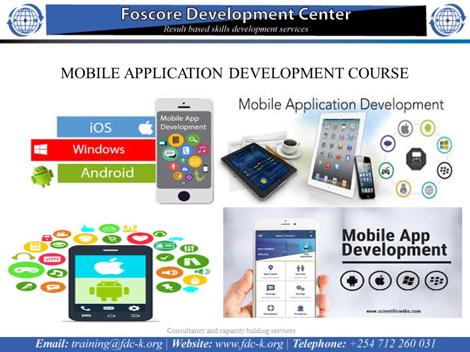 Mobile Application Development Course, Nairobi, Nairobi County,Nairobi,Kenya