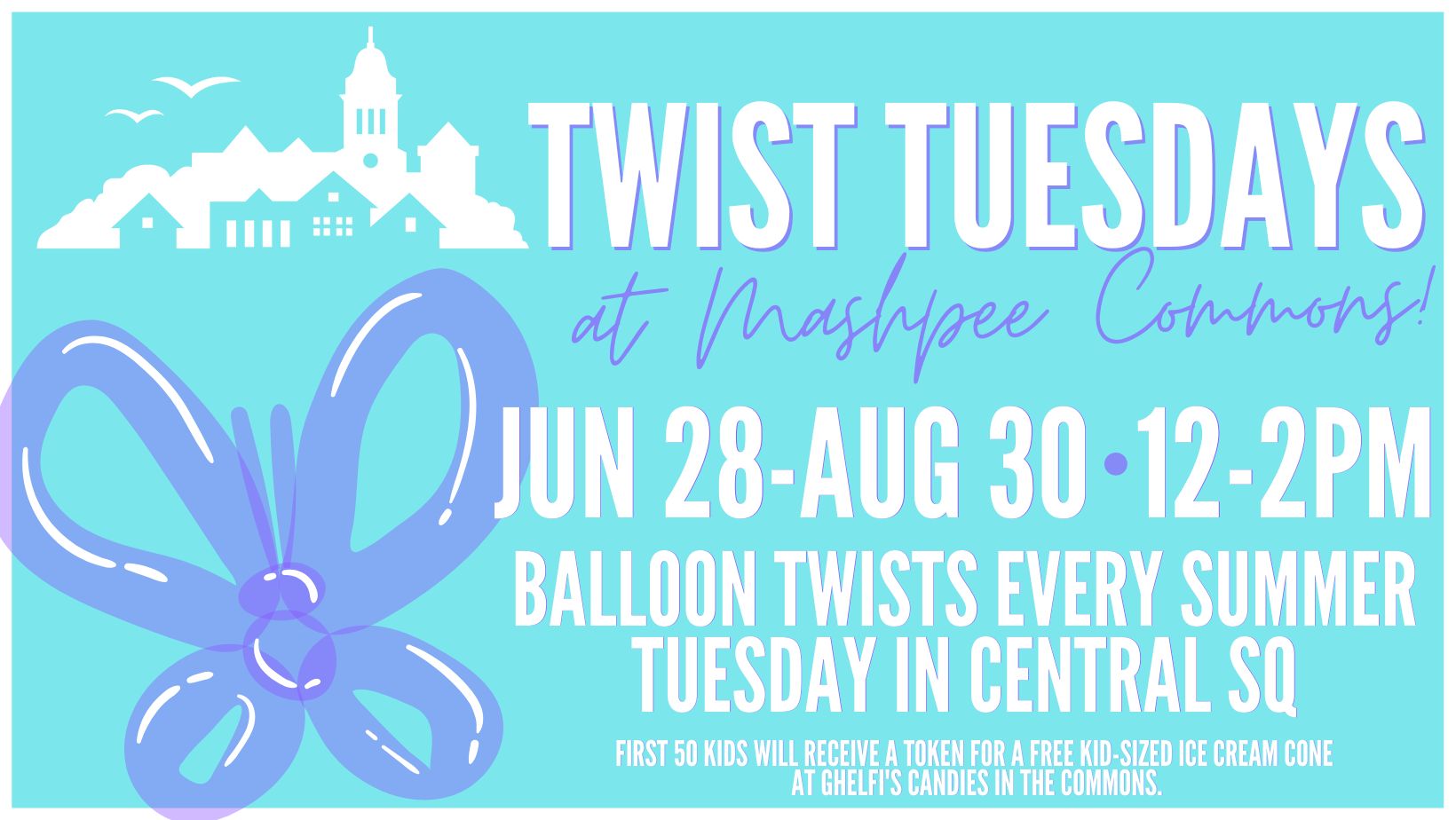 Balloon Twist Tuesdays at Mashpee Commons, Mashpee, Massachusetts, United States