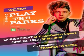 Francesco Yates Free Show at Yonge-Dundas Square!, Toronto, Ontario, Canada