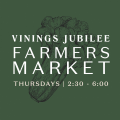 Shop Local Goods At The Vinings Jubilee Farmers Market Every Thursday!