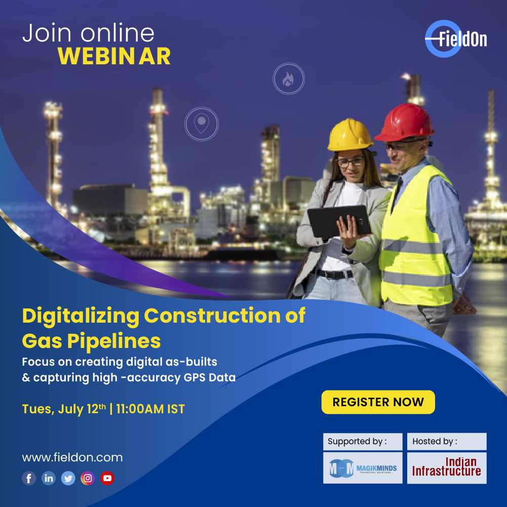 Register online Webinar on Digitalizing Construction Of Gas Pipelines, Online Event
