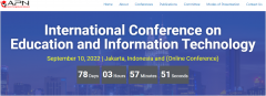 2022–International Conference on Education and Information Technology, 10 September, Jakarta