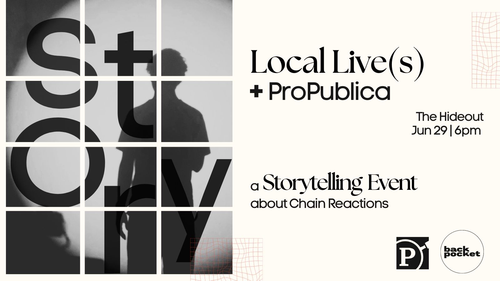 ProPublica Presents Local Live(s): A Storytelling Event About Chain Reactions, Chicago, Illinois, United States