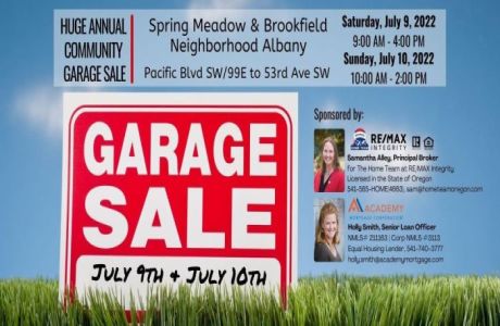 Annual Albany Spring Meadow and Brookfield Neighborhood Garage Sale, Albany, Oregon, United States