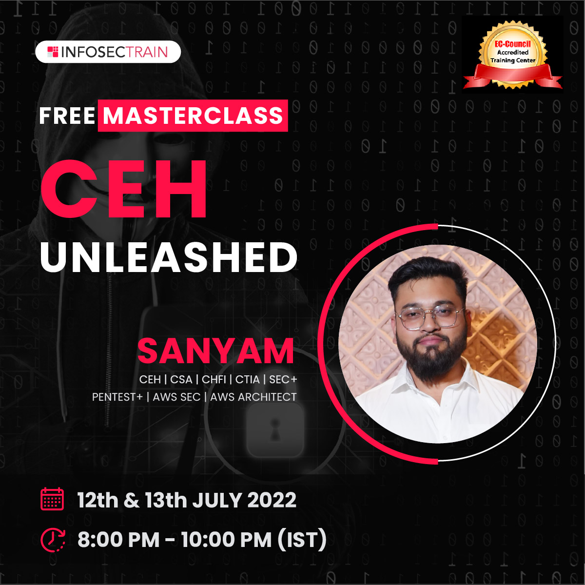 Free MasterClass On CEH Unleashed, Online Event